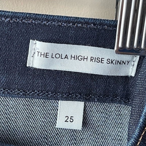 ARITZIA Denim Forum The Lola High Rise Skinny dark Wash NWOT - Picture 9 of 14